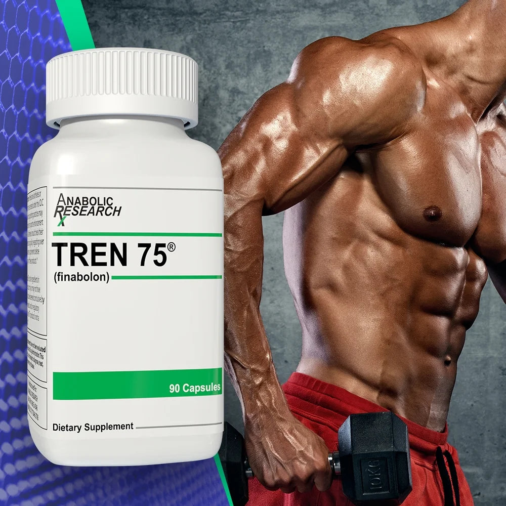 Tren 75 - Supplement for Muscle Hardening and Power - 90 Capsules