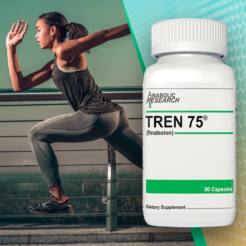 Tren 75 - Supplement for Muscle Hardening and Power - 90 Capsules