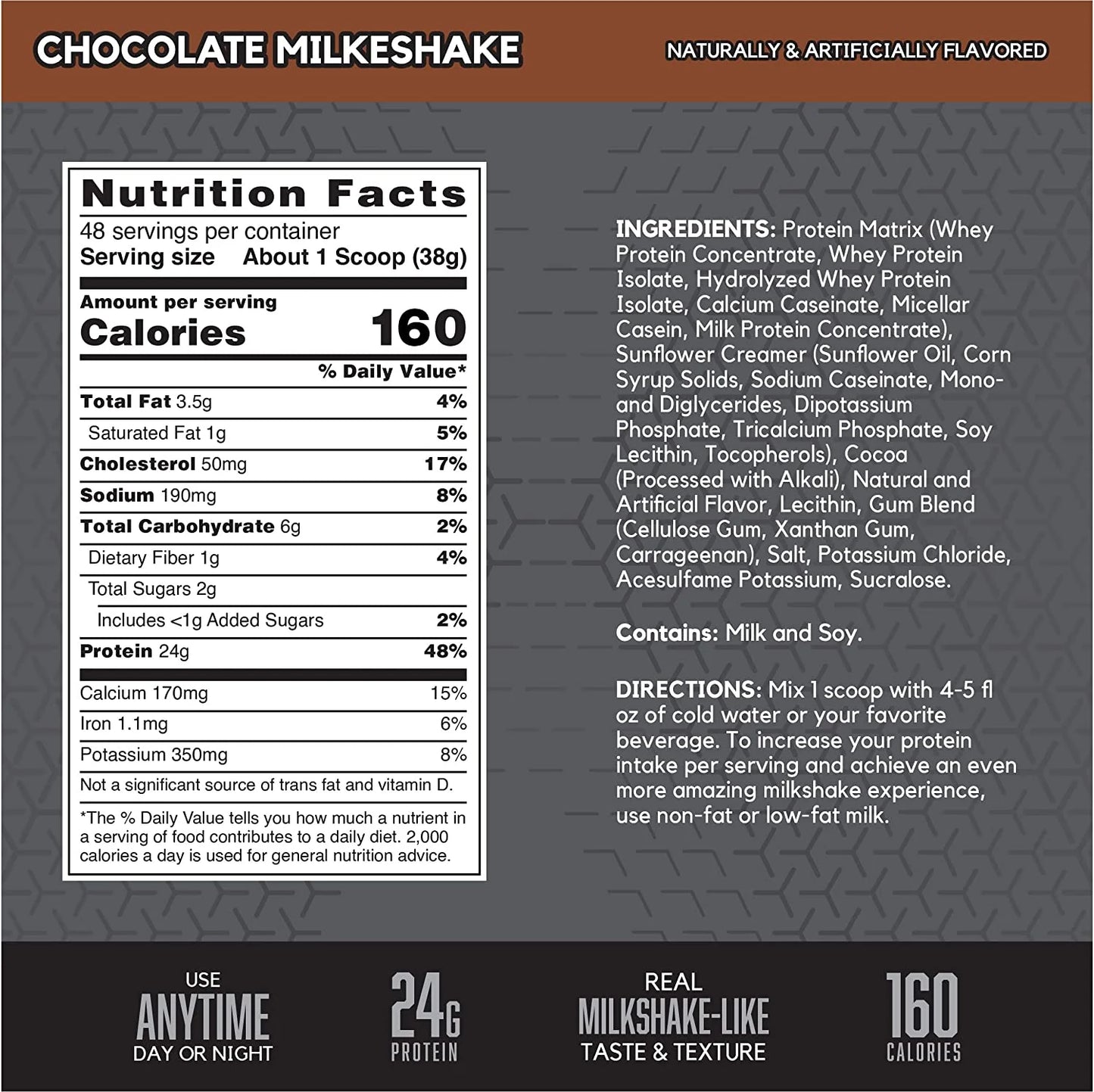 Syntha-6 Edge®, Protein Powder Drink Mix, Chocolate Milkshake, 4.02 Lb (1.82 Kg)