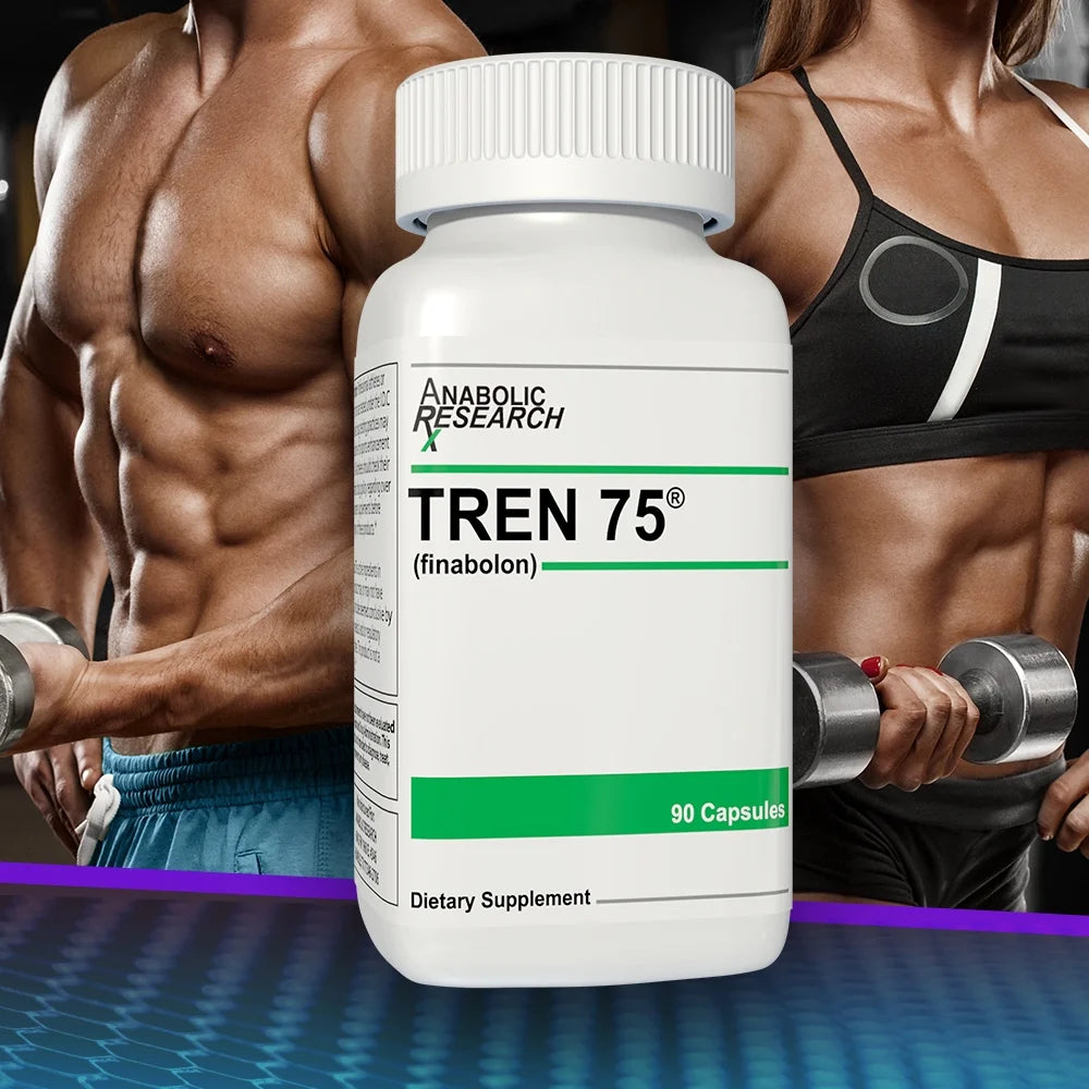 Tren 75 - Supplement for Muscle Hardening and Power - 90 Capsules