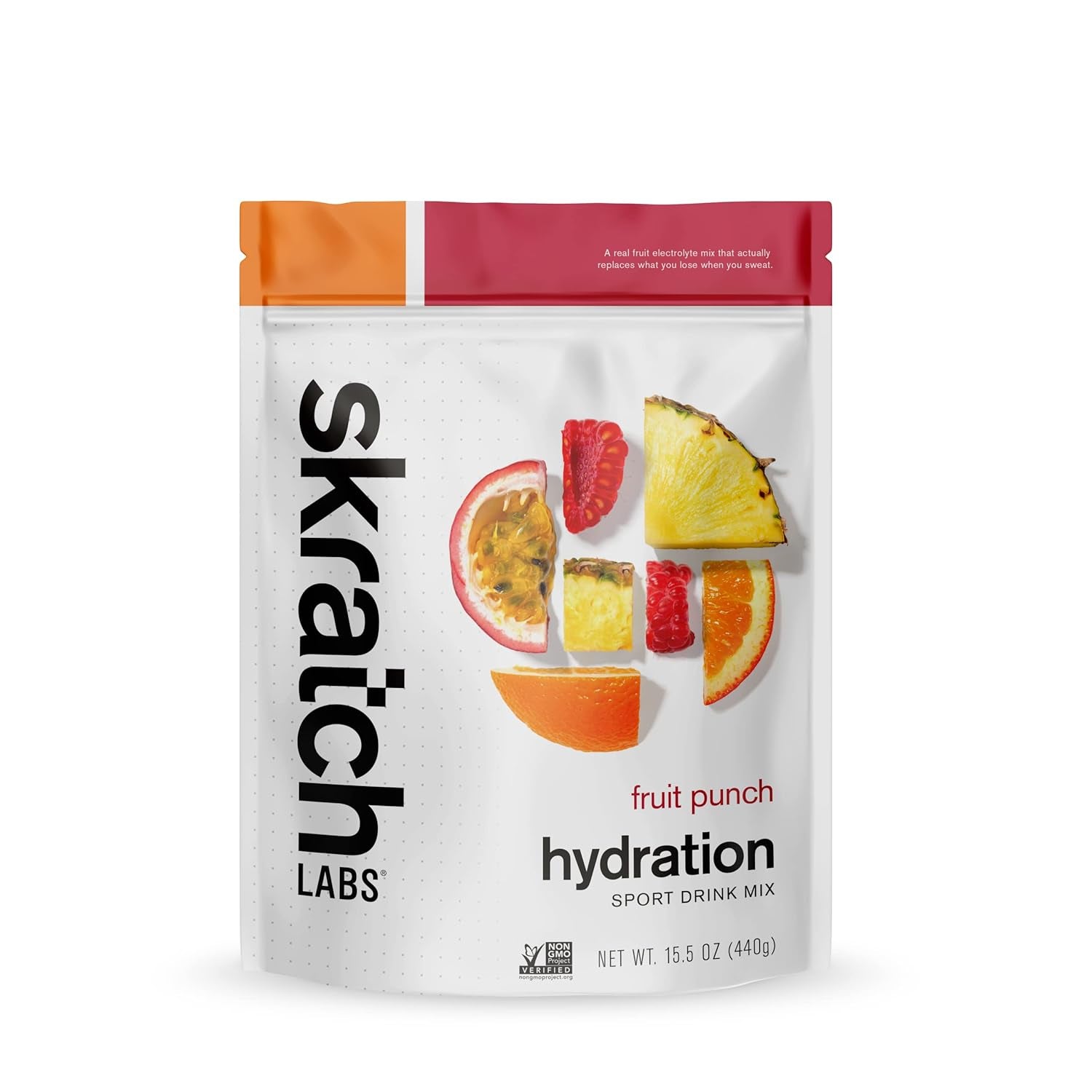 Hydration Powder | Sport Drink Mix | Electrolytes Powder for Exercise, Endurance, and Performance | Fruit Punch | 20 Servings | Non-Gmo, Vegan, Kosher