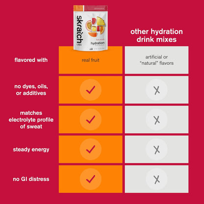 Hydration Powder | Sport Drink Mix | Electrolytes Powder for Exercise, Endurance, and Performance | Fruit Punch | 20 Servings | Non-Gmo, Vegan, Kosher