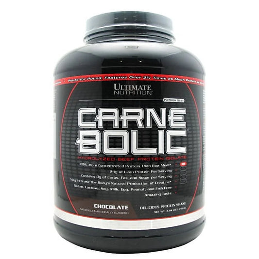 Carnebolic Beef Protein Isolate Powder with 0 Carbs 0 Sugar and 0 Fat, Chocolate, 60 Servings