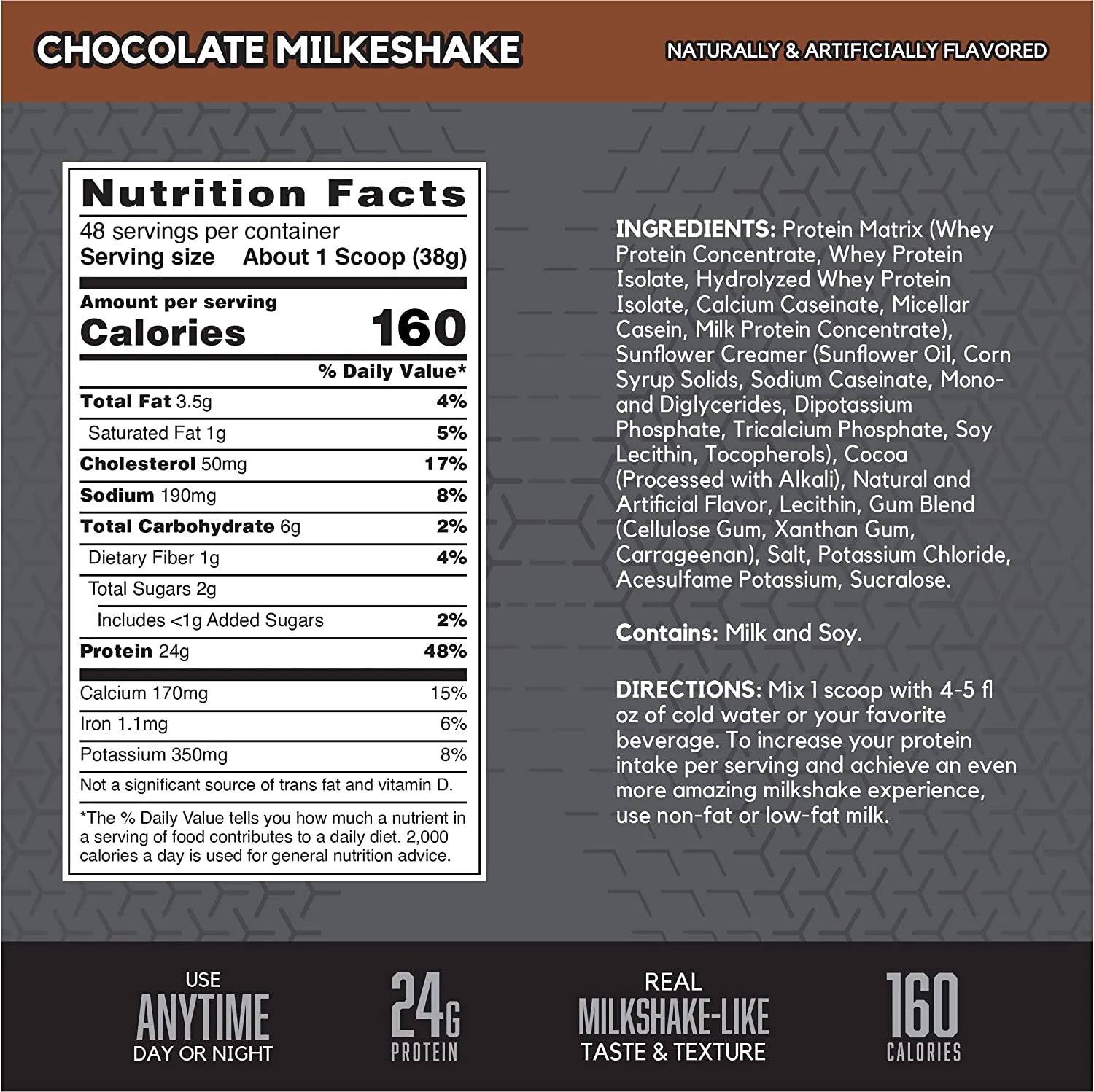 Syntha-6 Edge®, Protein Powder Drink Mix, Chocolate Milkshake, 4.02 Lb (1.82 Kg)