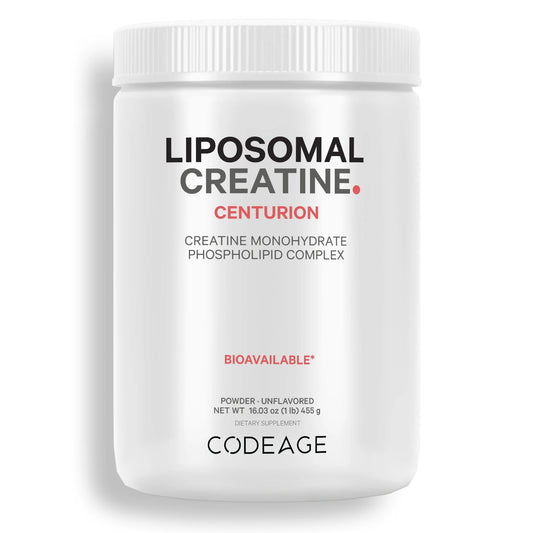 Liposomal Creatine Monohydrate Powder Supplement, Unflavored, 3-Month Supply, 90 Servings