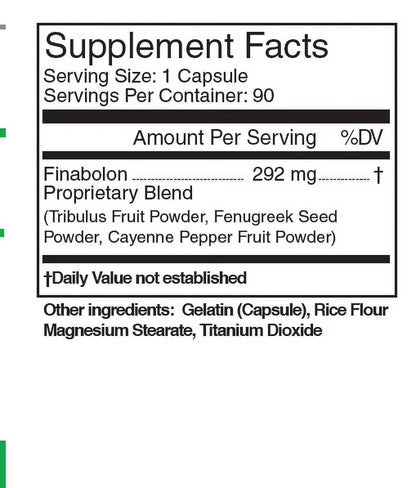 Tren 75 - Supplement for Muscle Hardening and Power - 90 Capsules