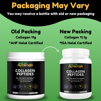 Halal & Grass-Fed Hydrolyzed Collagen Peptides Protein Powder